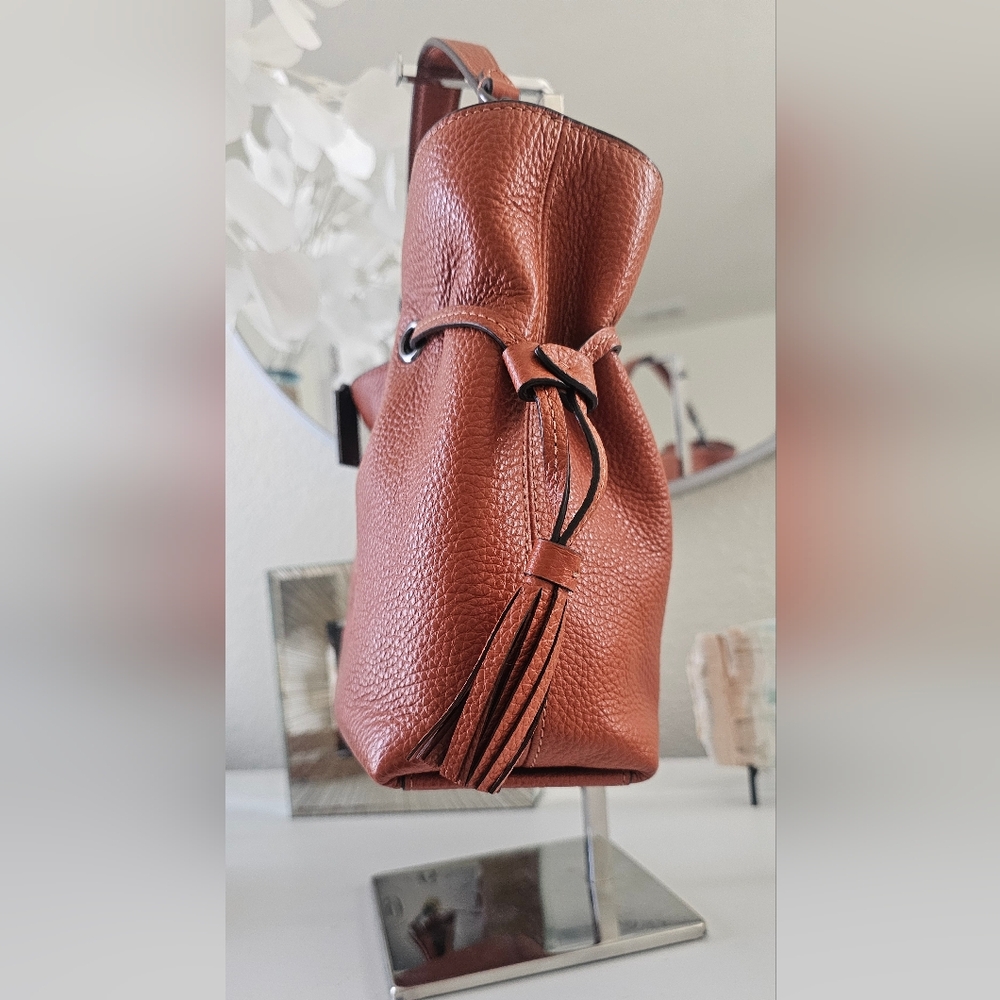 EUC Coach Andy Refined Pebbled Leather Horse & Carriage Crossbody - Picture 4 of 10